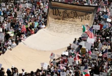 No Kings protest