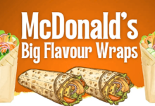 What is the wrap of the day at McDonald's today