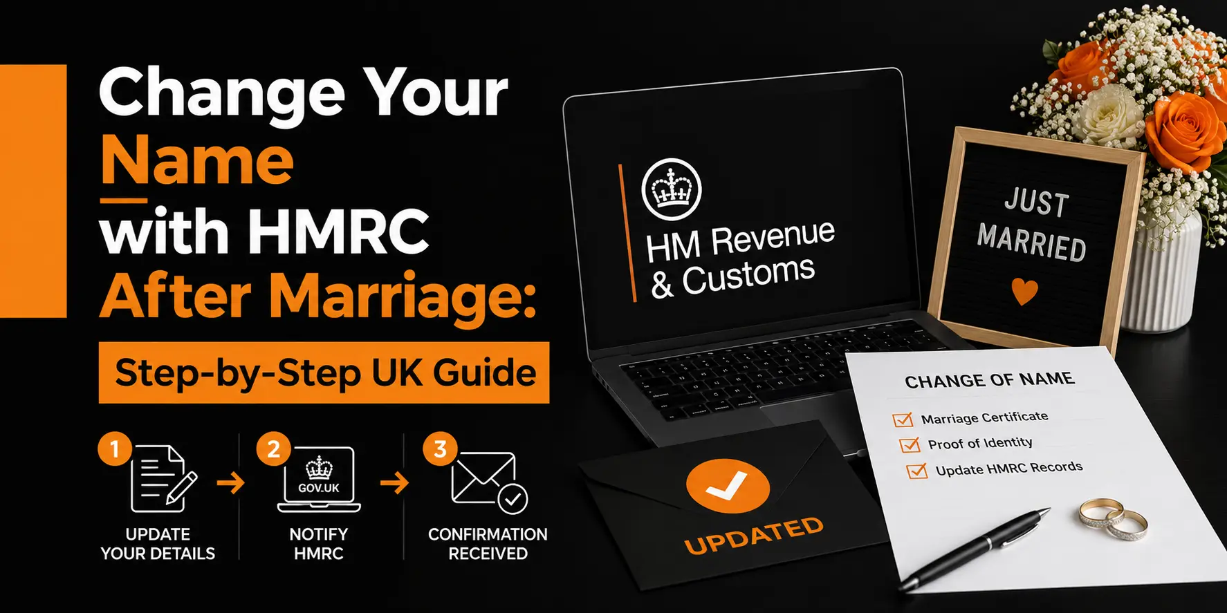 Change Your Name with HMRC After Marriage: Step-by-Step UK Guide