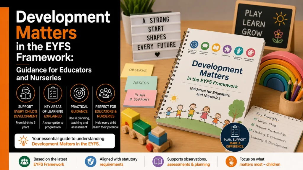 Development Matters in the EYFS Framework: Guidance for Educators and Nurseries