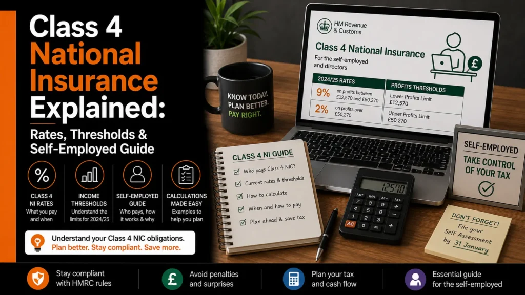 Class 4 National Insurance Explained Rates, Thresholds & Self-Employed Guide