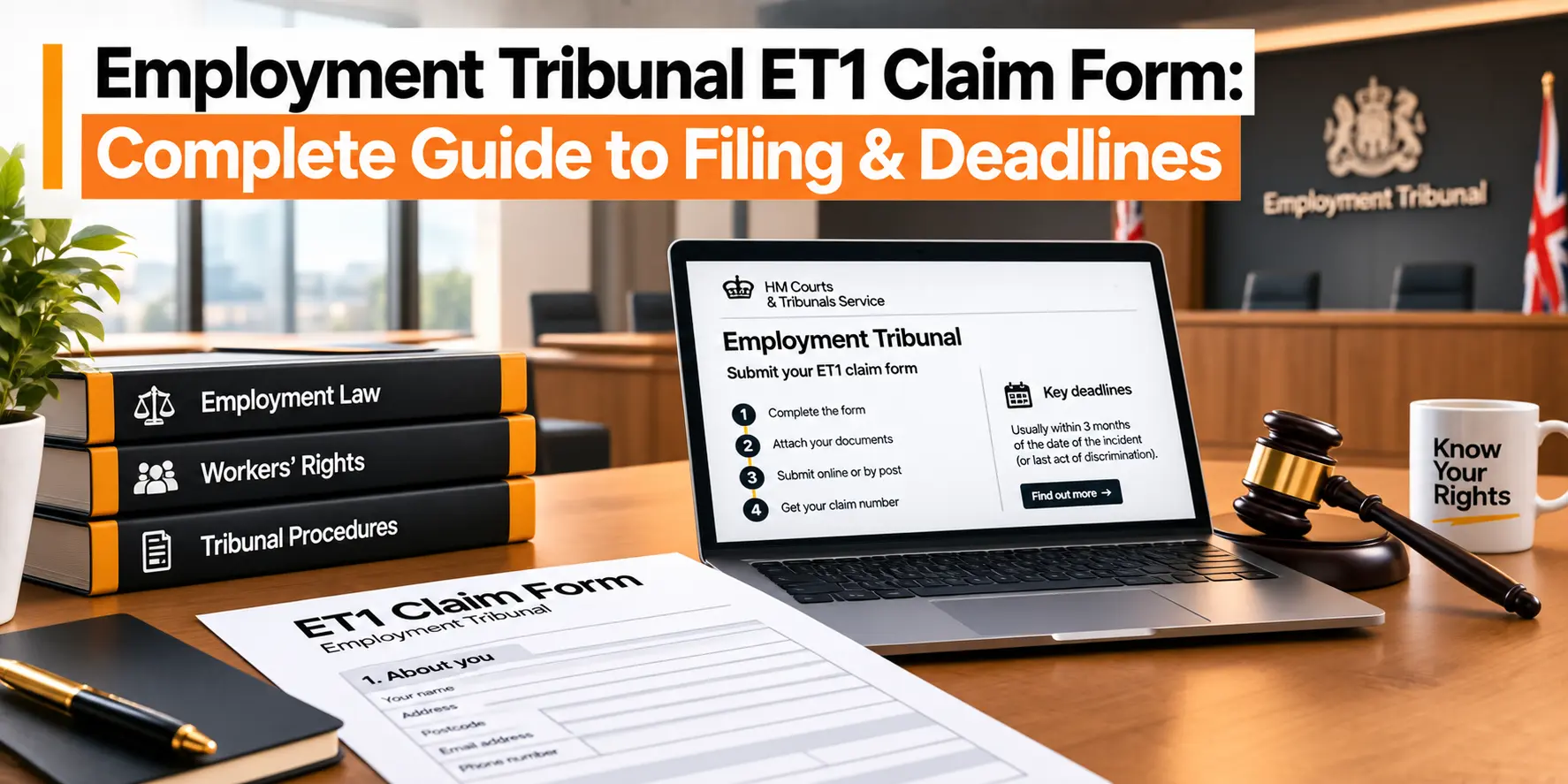 Employment Tribunal ET1 Claim Form Complete Guide to Filing & Deadlines