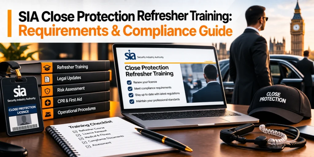 SIA Close Protection Refresher Training Requirements & Compliance Guide
