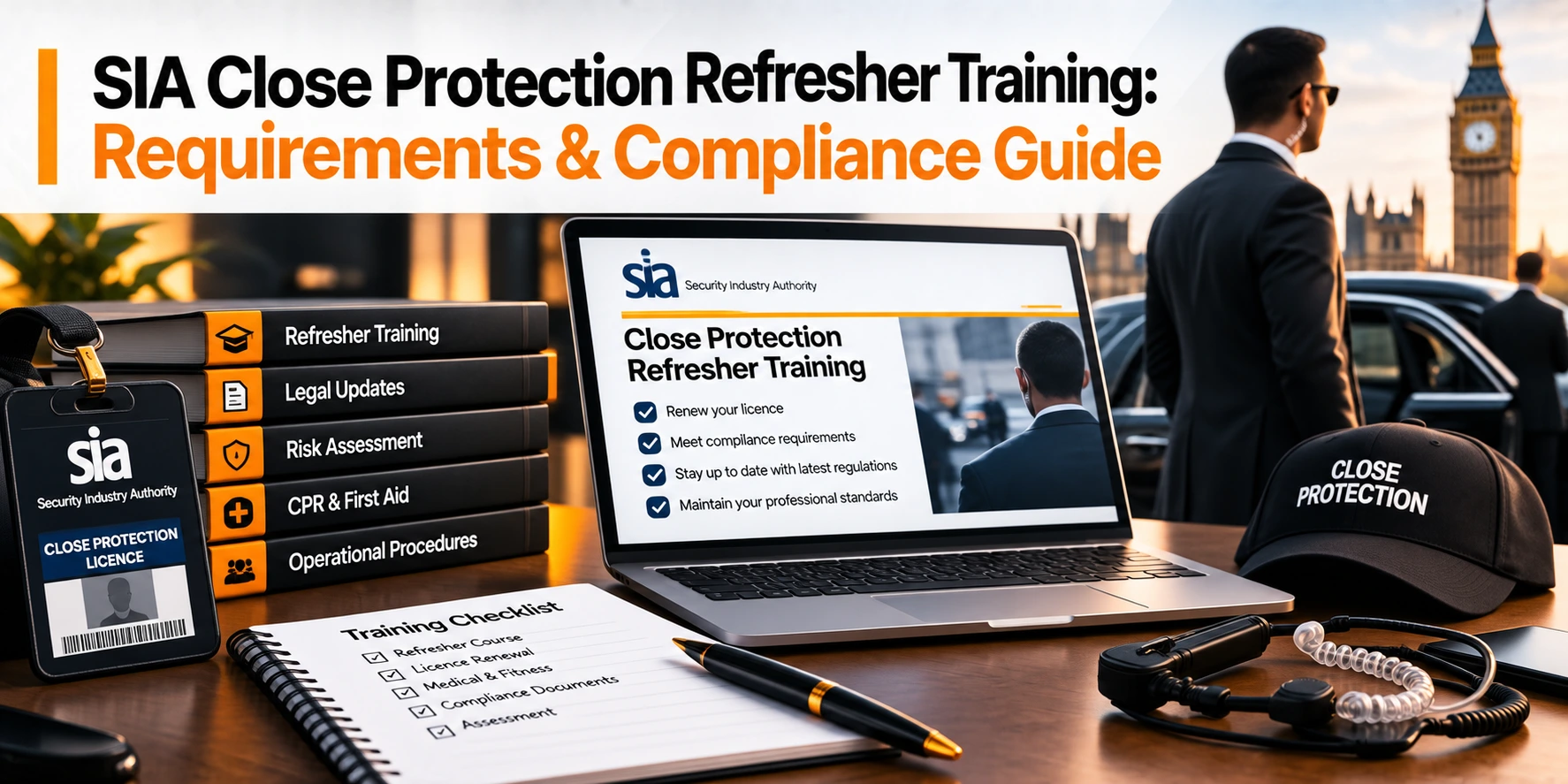 SIA Close Protection Refresher Training Requirements & Compliance Guide